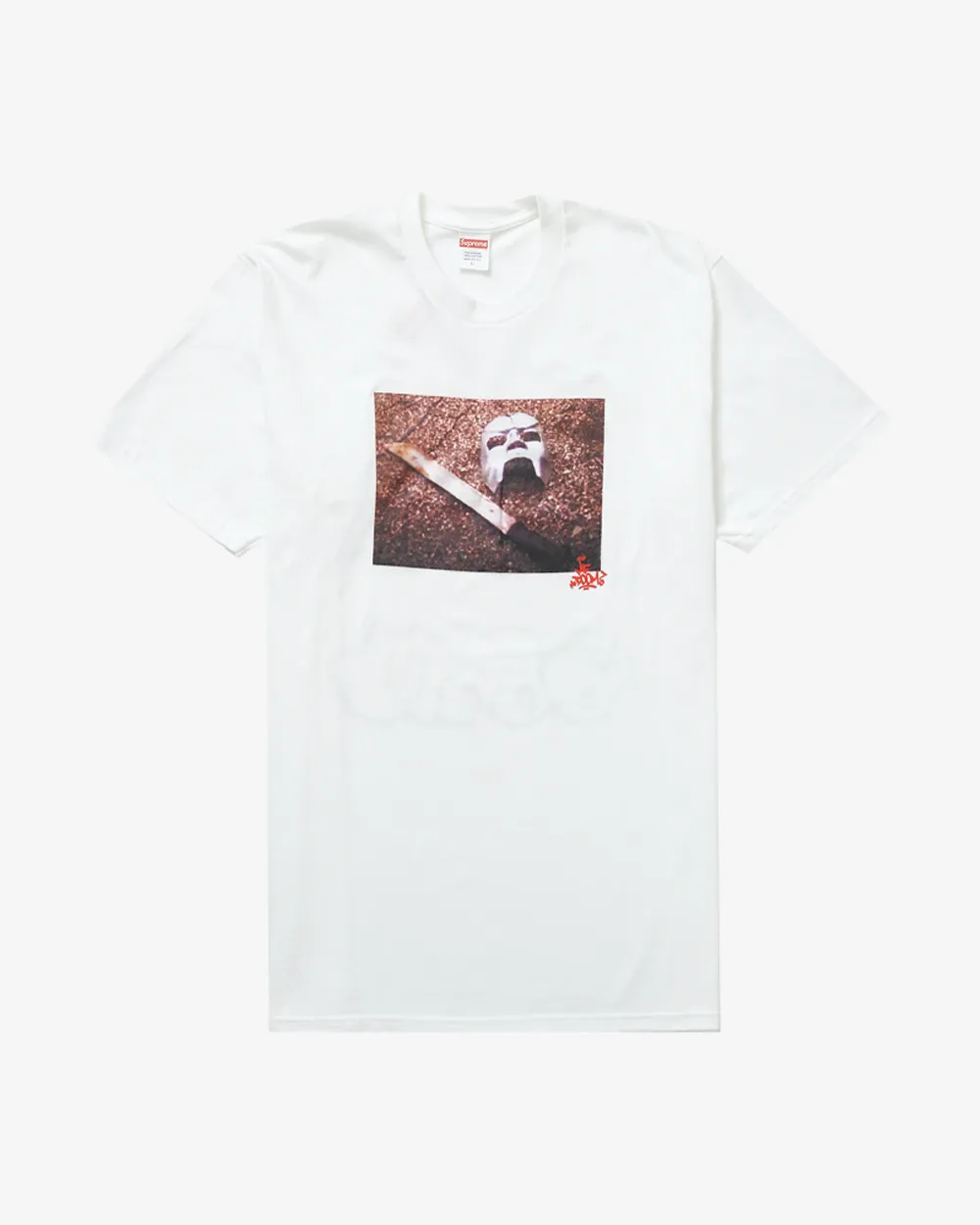 SUPREME FW23 MF DOOM WHITE TEE