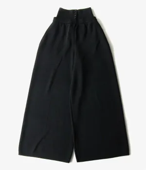 TAN/WAIST MARK SMOOTH PANTS (BLACK)