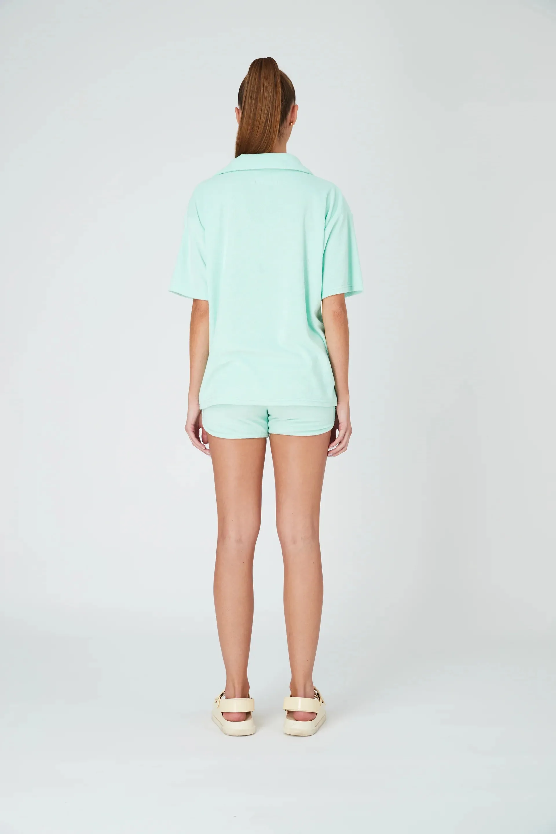 TERRY POLO - MINT