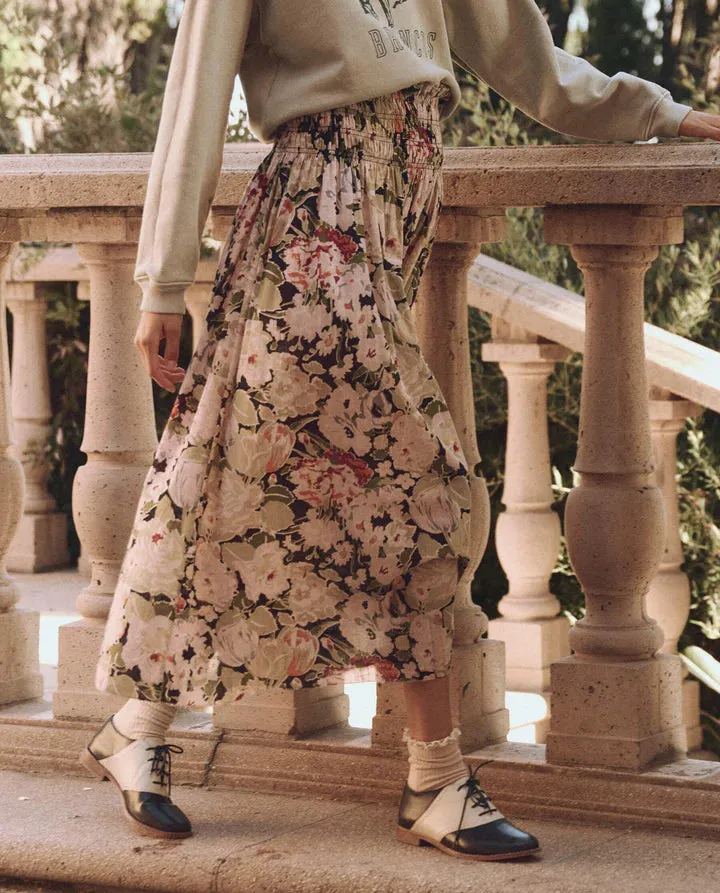 The Canary Skirt | Vintage Rose Print