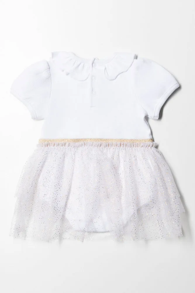 Tiered Dress White