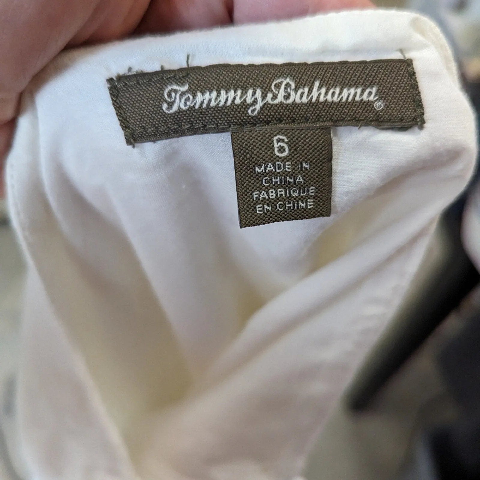 Tommy Bahama Linen Ruffled Pencil Skirt - 6