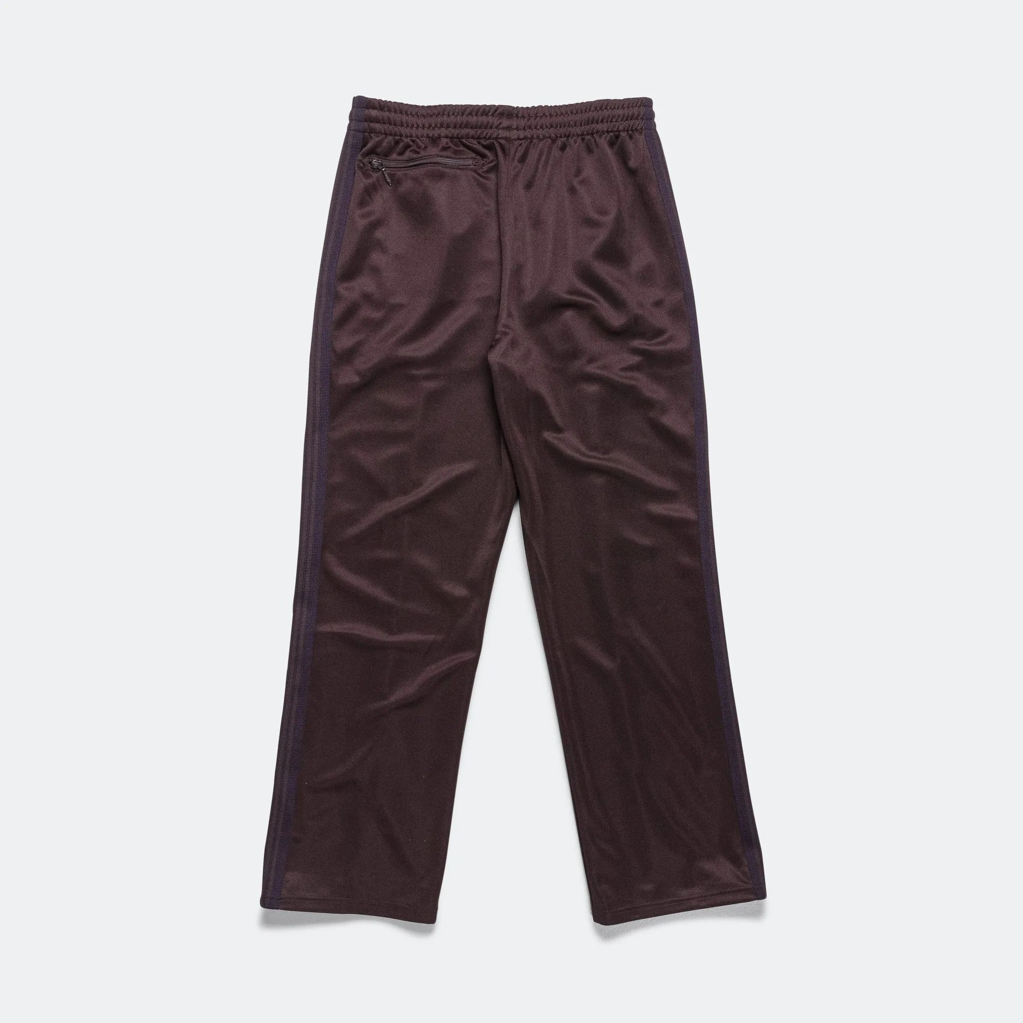Track Pant - Dark Brown Poly Smooth