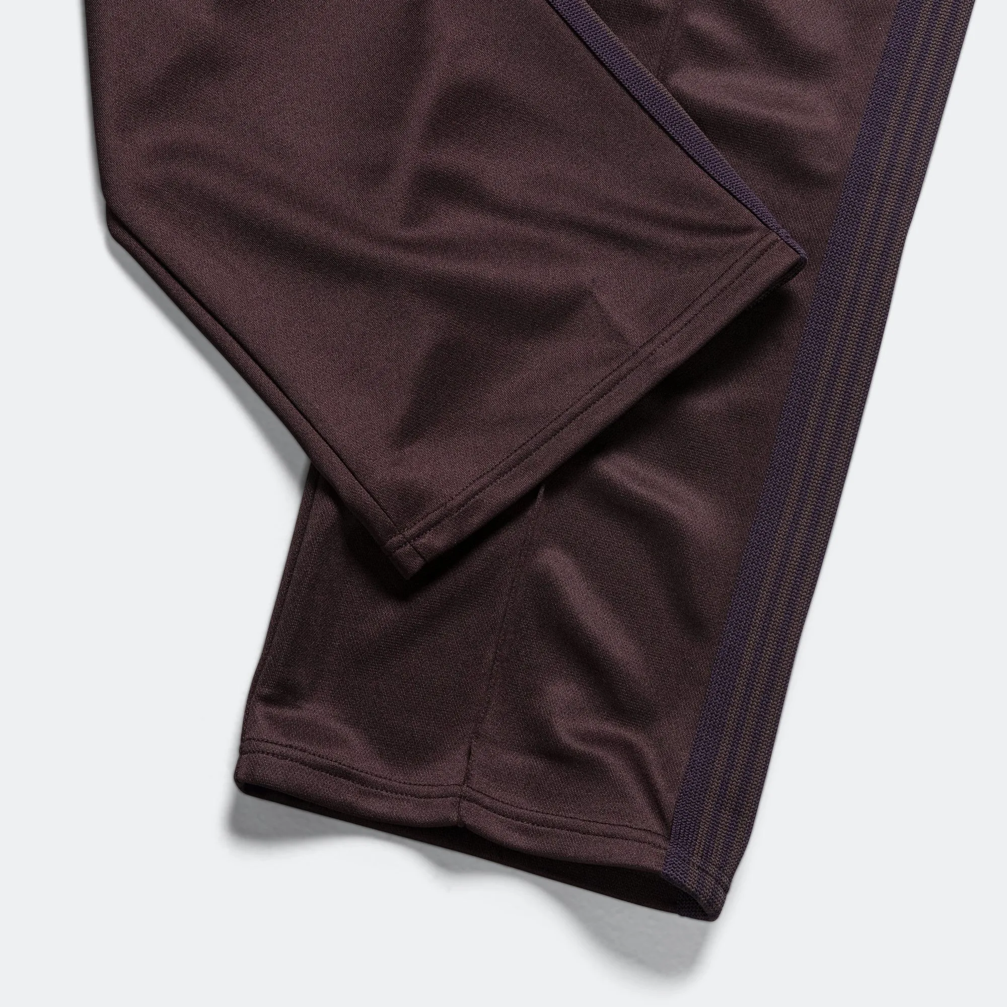 Track Pant - Dark Brown Poly Smooth