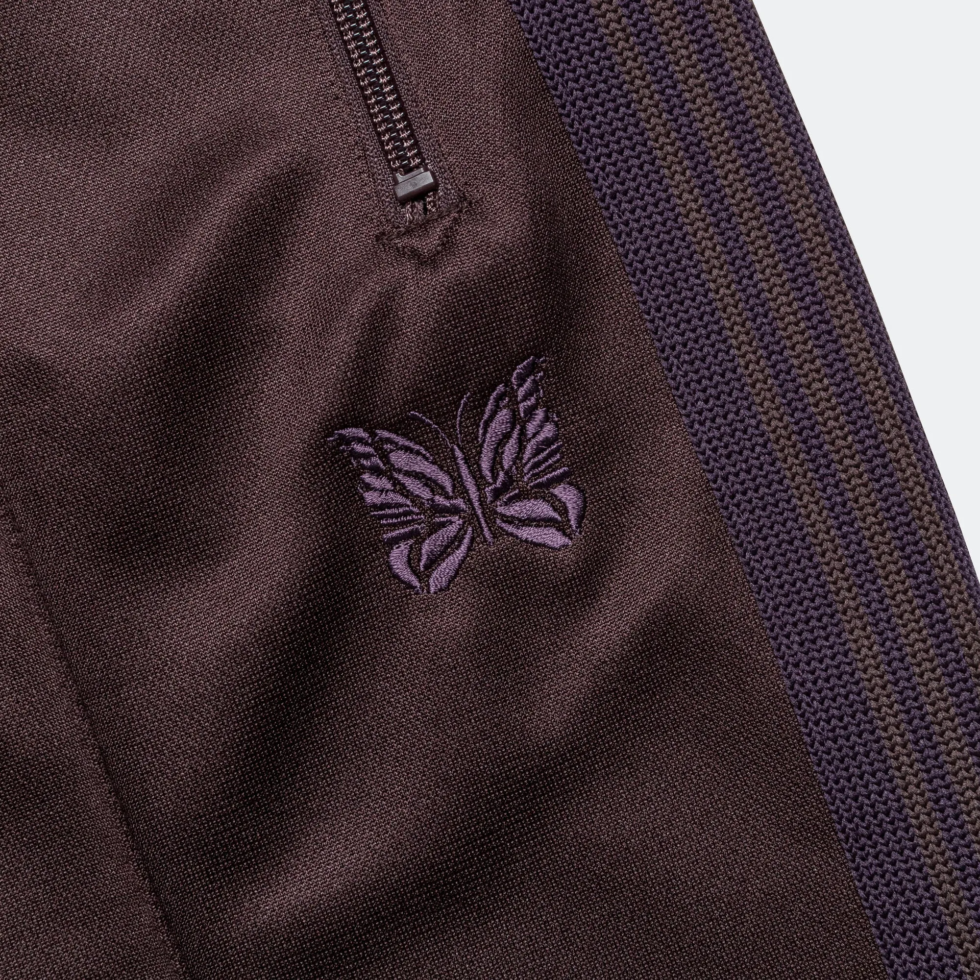 Track Pant - Dark Brown Poly Smooth