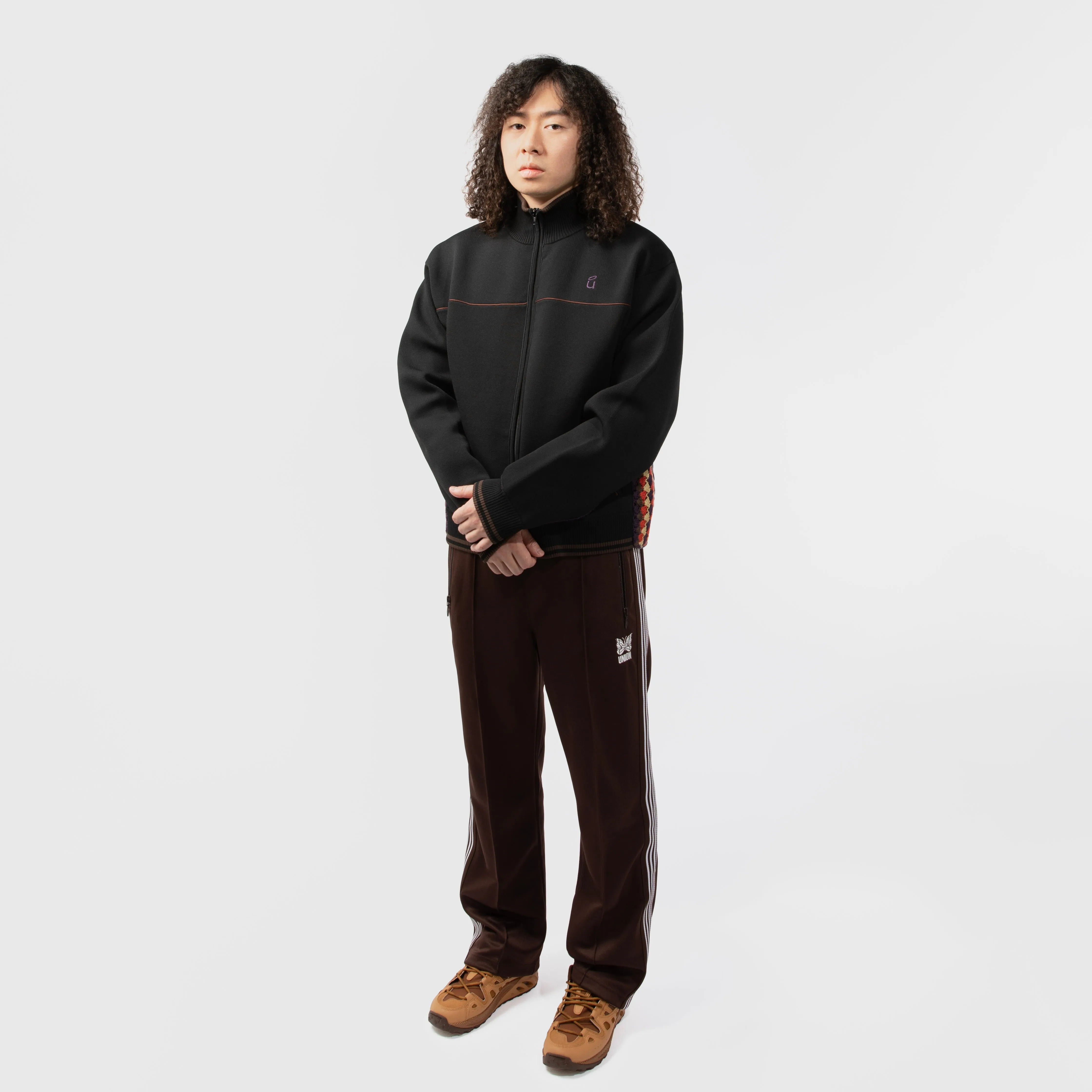 UNION x NEEDLES TRACK PANTS - Poly Smooth