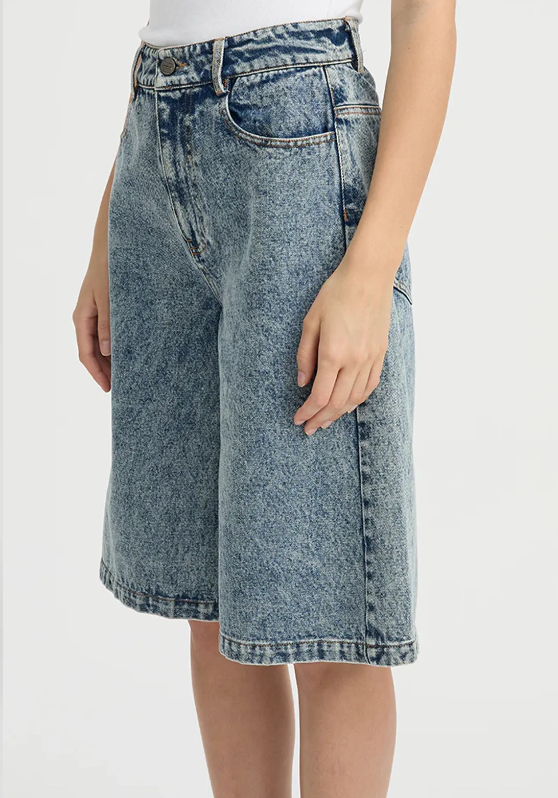 VELO SHORTS WASHED DENIM