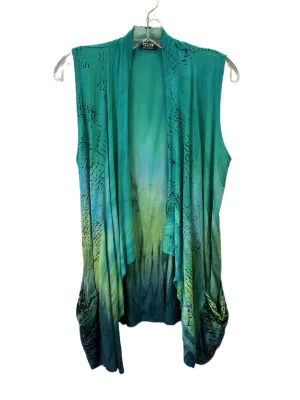 Vest Other By art of cloth In Aqua, Size: S