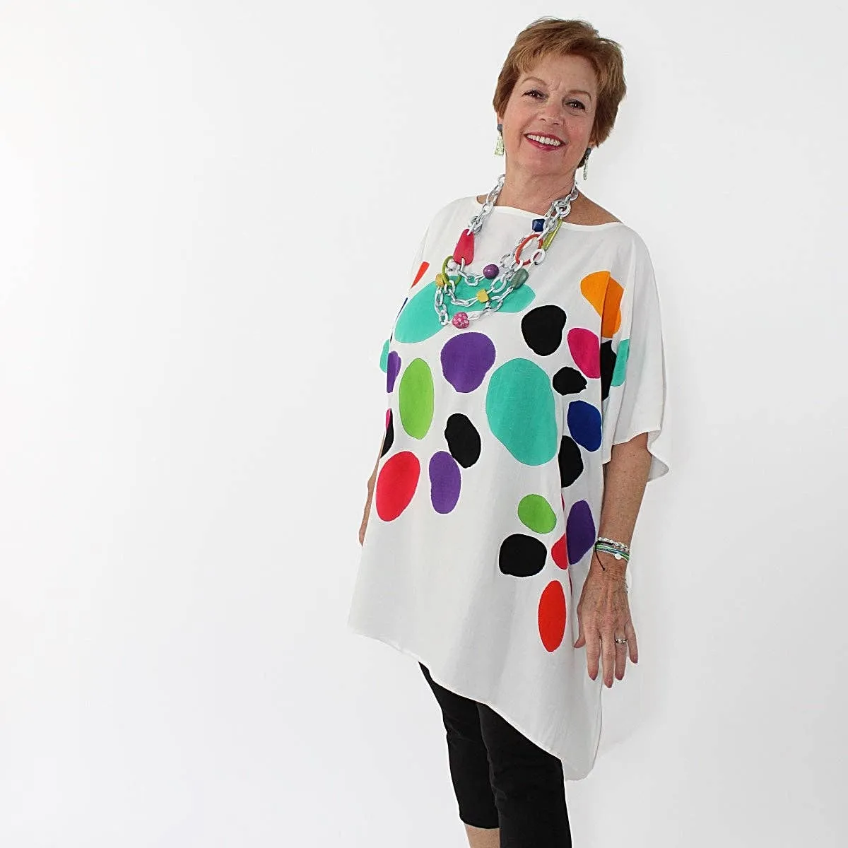 Vibrant Blouse by Sylca One Size Sale