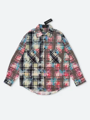 VIBRANT GRID ESCAPE SHIRT：ヴァイブラントグリッドエスケープシャツ