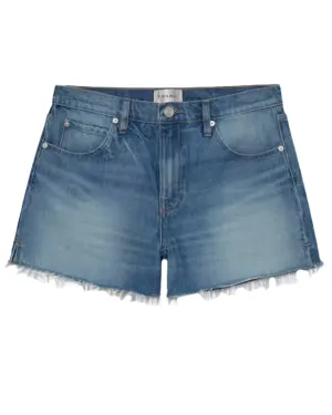Vintage Relaxed Raw Fray Short in Libra