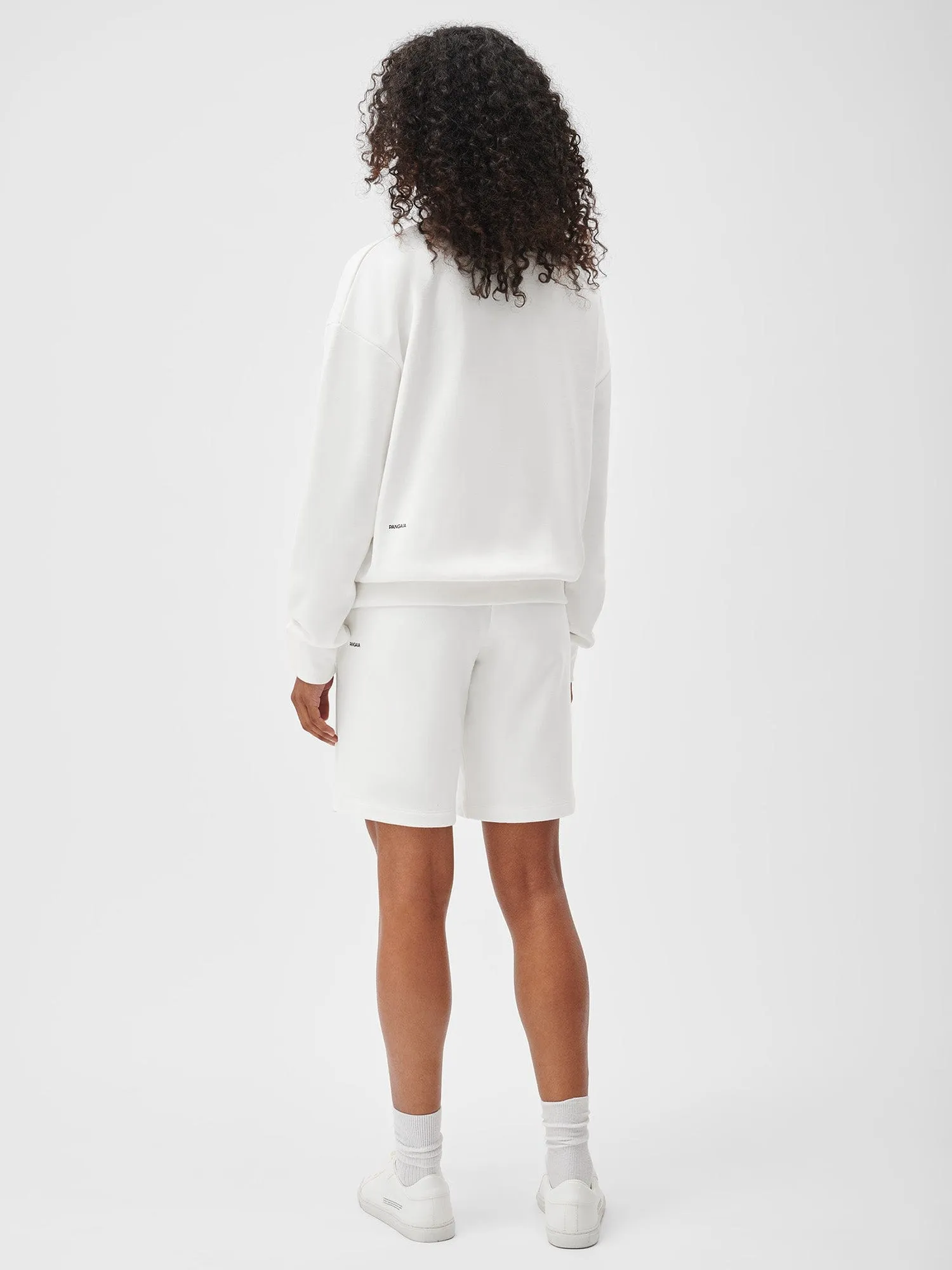 Womens 365 Midweight Long Shorts—off-white