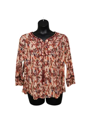 WOMENS PLUS SIZE 2X - STYLE & CO, Lightweight Floral Dress Top EUC B33