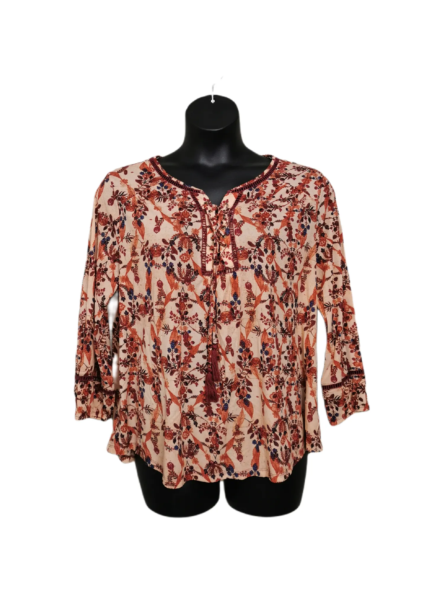 WOMENS PLUS SIZE 2X - STYLE & CO, Lightweight Floral Dress Top EUC B33