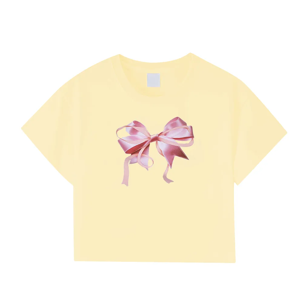 Women's Urban Fashion Bow T-Shirt