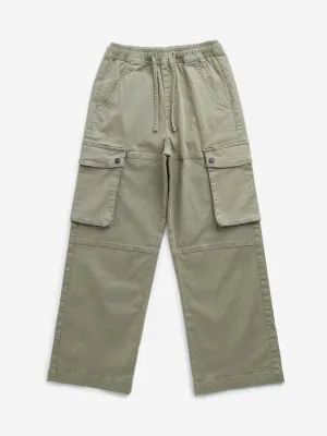 Y&F Kids Sage Cargo-Style Mid-Rise Cotton-Blend Pants